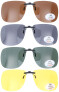 Sonnenschutz Vorhänger Montana Eyewear C1 - polarisierend mit einfachem Clip on in vier Farben