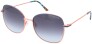 Moderne Sonnenbrille Comma CO 77118 84 in Lachsfarben Akzenten und grauer Tönung