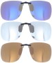 Sonnenschutzvorhänger / Sonnenclip C13x - polarisierend, verspiegelt - 3 Farben