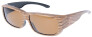 Überbrille / Sonnenbrille mit Sonnenschutz und Polarisation inkl. blauem Sportetui
