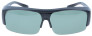 Überbrille / Sonnenbrille mit Sonnenschutz und Polarisation in Schwarz inkl. Etui