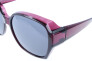 Überbrille / Sonnenbrille mit Sonnenschutz und Polarisation in Lila inkl. Etui