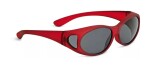 Polarisierende FitOver - Überbrille aus Kunststoff - oval, rund - 4 Farben