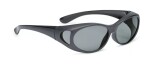 Polarisierende FitOver - Überbrille aus Kunststoff - oval, rund - 4 Farben