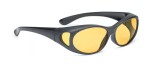 Polarisierende FitOver - Überbrille aus Kunststoff - oval, rund - in vier Farben
